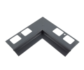 Narożnik wewnętrzny 90 stopni do profili K102 Grafit RAL 7024