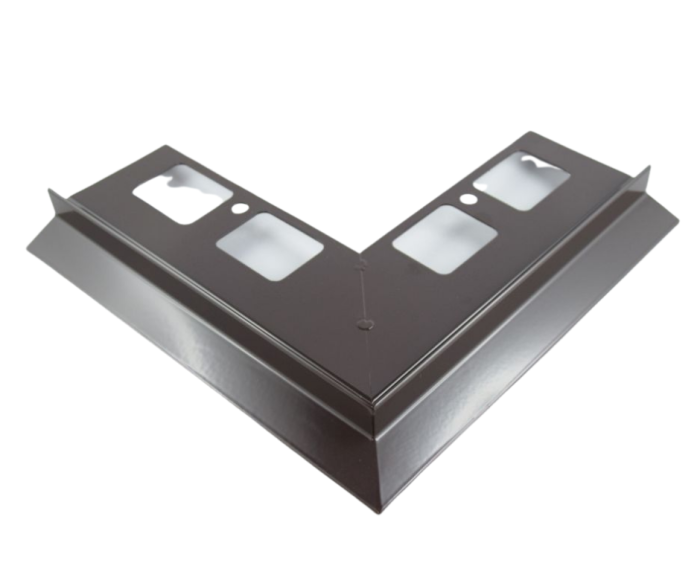 Narożnik zewnętrzny 90 stopni do profili K102 Grafit RAL 7024