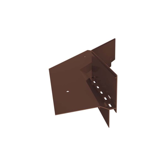 Narożnik wewnętrzny 135 do profili W60 Renoplast RAL 8019