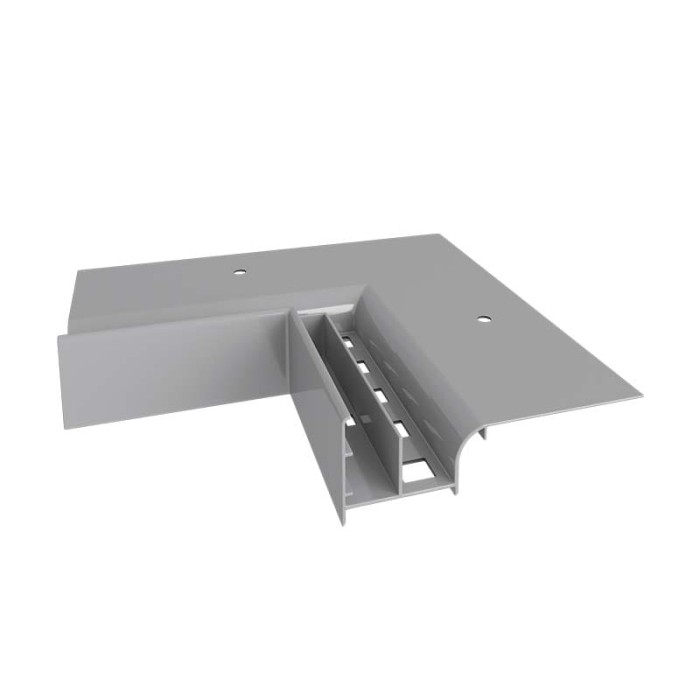 Narożnik wewnętrzny 90 stopni do W20 Szary RAL 7037