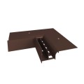 Narożnik wewnętrzny 90 stopni do W20 Brąz RAL 8019