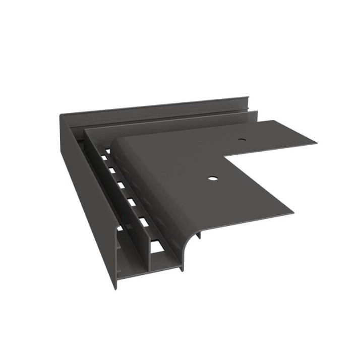 Narożnik zewnętrzny 90 stopni do W20 Grafit RAL 7024