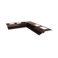 Narożnik wewnętrzny 90 stopni do profili K102 Brąz RAL 8019