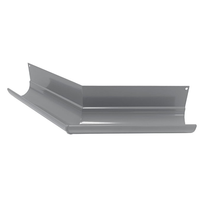 Narożnik zewnętrzny 135 stopni do rynny R50 Renoplast Szary RAL 7037
