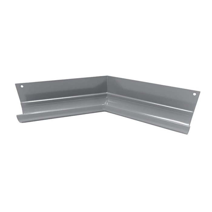 Narożnik wewnętrzny 135 stopni do rynny R50 Renoplast Szary RAL 7037