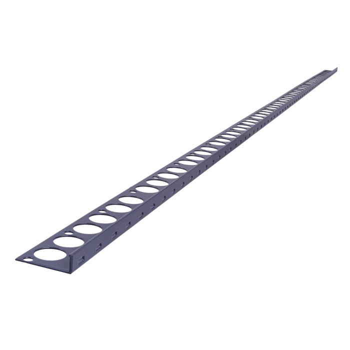 Profil schodowy do żywicy cienkowarstwowej SZ10 Grafit RAL 7024 Renoplast