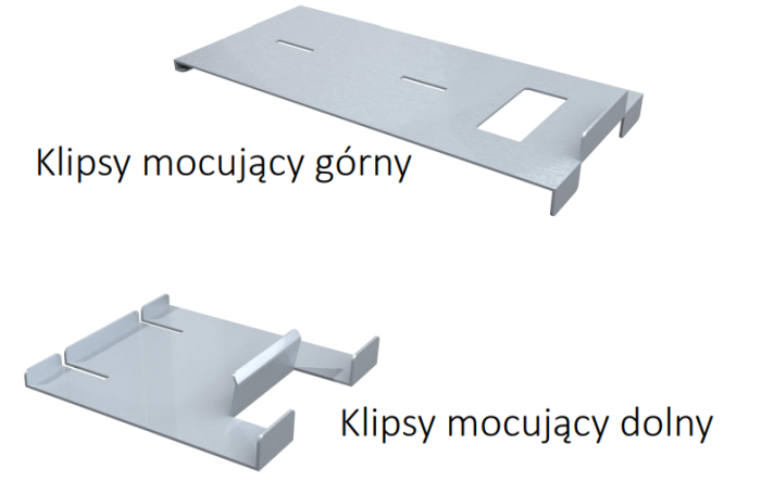 Klips dolny i górny do wsporników Renopad PRO