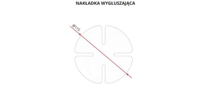 Nakładka wygłuszająca do wsporników Renopad Pro