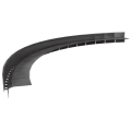 Łuk okapowy nacinany W60 Renoplast Grafit RAL 7024