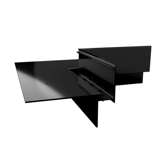 Narożnik wewnętrzny 90' do profili W35 PLUS Renoplast Czarny RAL 9005