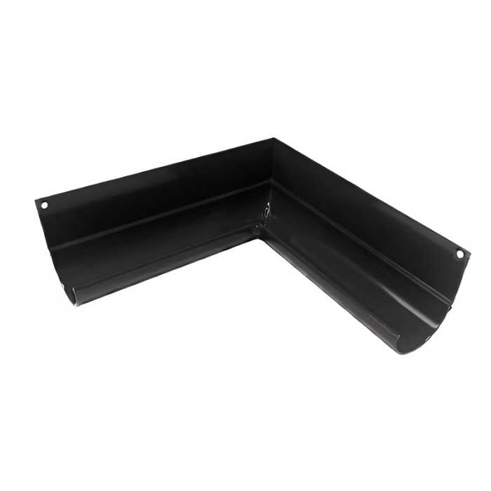 Narożnik rynny wewnętrzny 90' R50 Renoplast Czarny RAL 9005