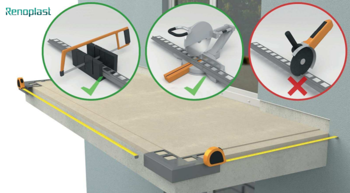 Profil okapowy K301 Renoplast -CIECIE