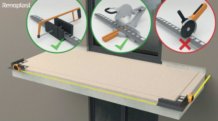 Profil okapowy D25 Renoplast