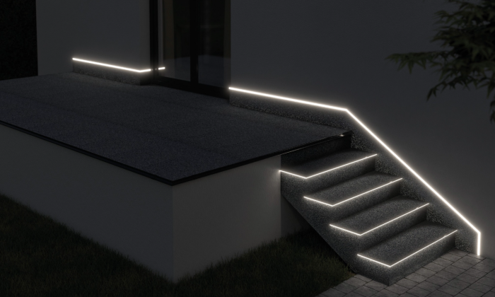 Profil schodowy V LED Renoplast