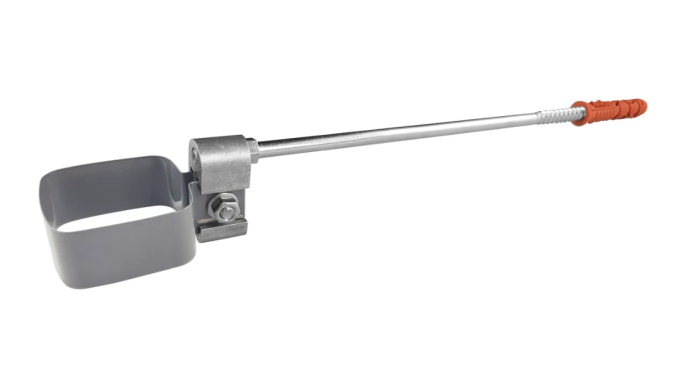 Obejma 25 cm rury spustowej RK65 Renoplast Szary RAL 7037