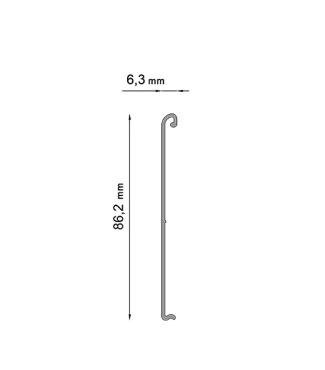 Łącznik W60 Renoplast - Wymiary